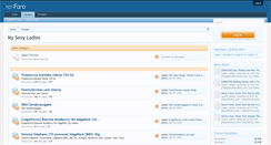 Desktop Screenshot of mysexyladies.com